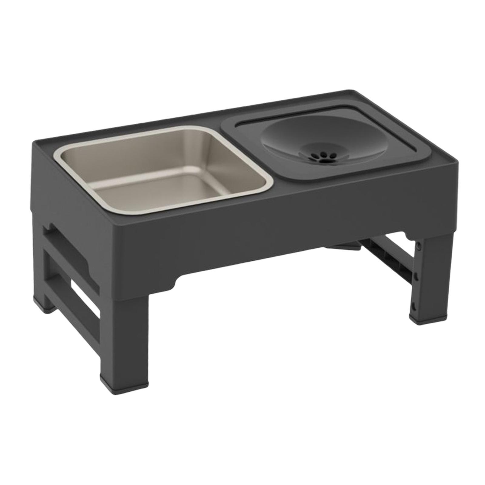 Adjustable Ergonomic Elevated Dog Bowl for More Comfort