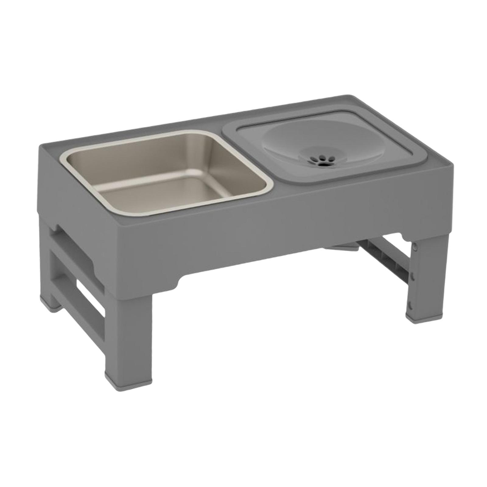 Adjustable Ergonomic Elevated Dog Bowl for More Comfort