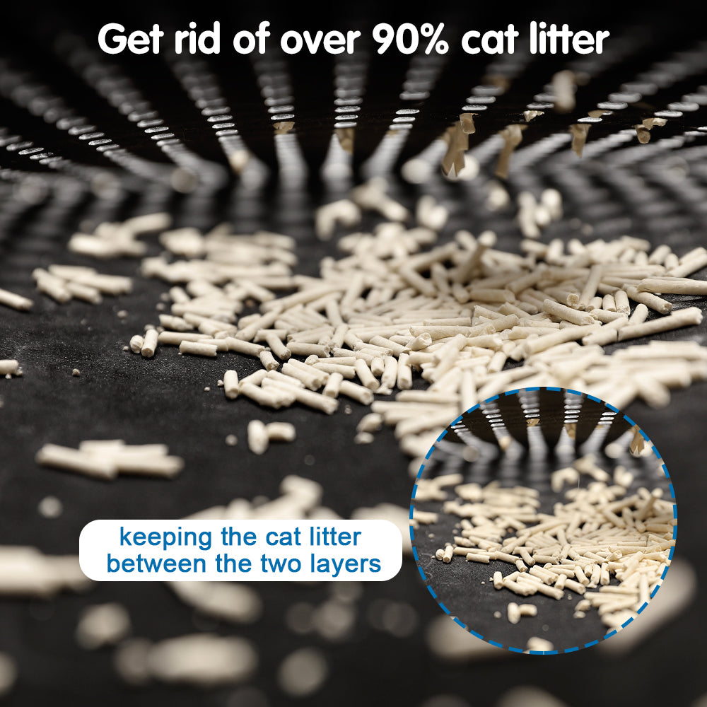 Cat Litter Trapping Mat, Effortless Cleaning