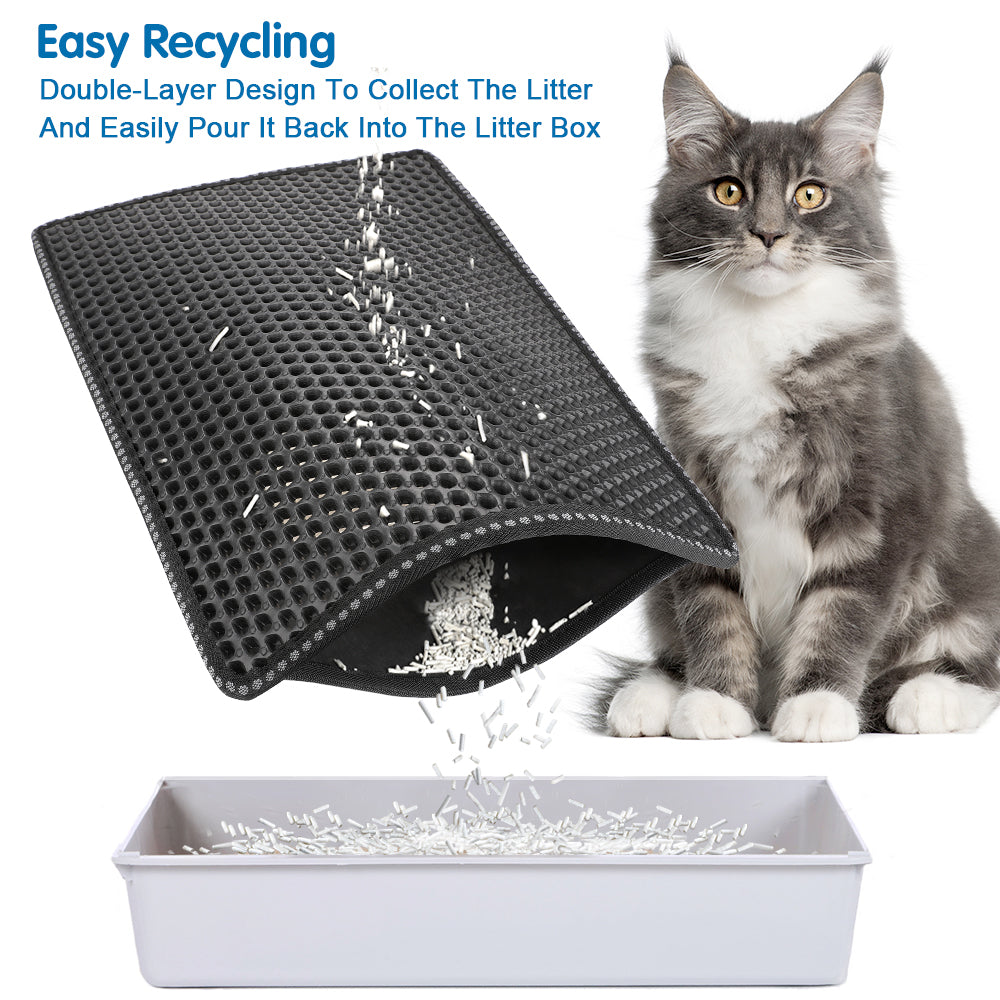 Cat Litter Trapping Mat, Effortless Cleaning