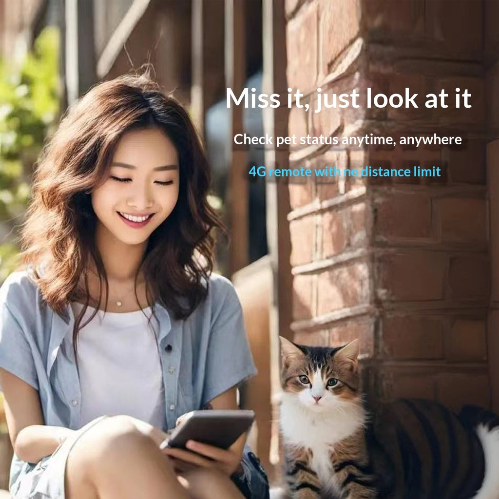 Pet Collar/Harness with 4G Camera, See Their World