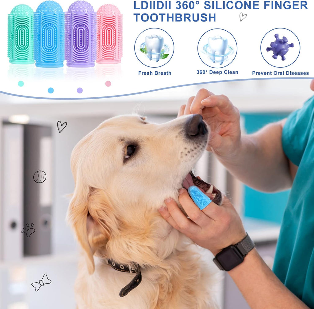 Pet Dental Hygiene Kit, Clean Teeth
