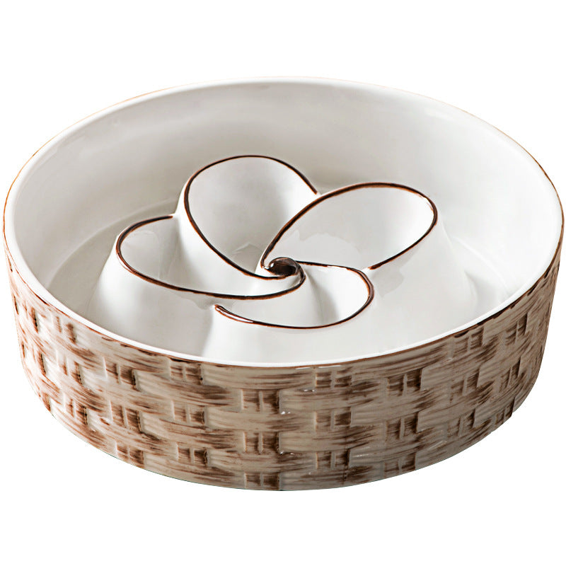 Slow Feeder Pet Bowl, Anti-Choking and Non-Slip