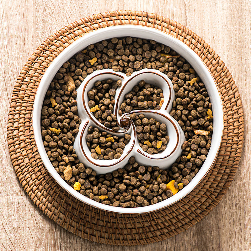 Slow Feeder Pet Bowl, Anti-Choking and Non-Slip