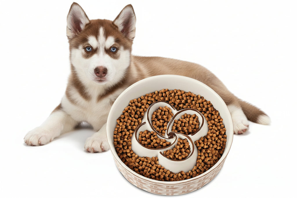Slow Feeder Pet Bowl, Anti-Choking and Non-Slip