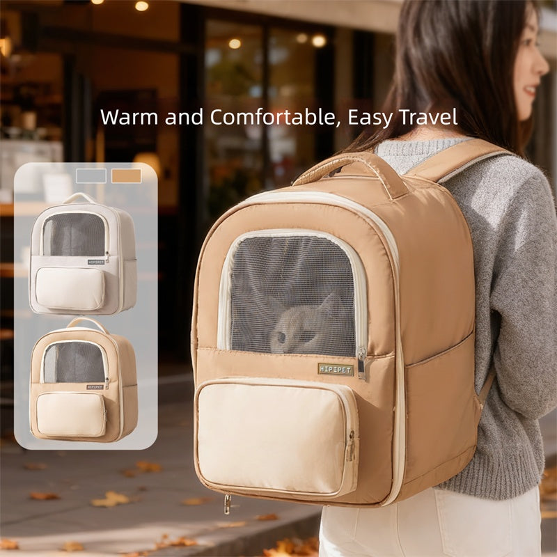 Premium Travel Backpack for Cats and Small Dogs
