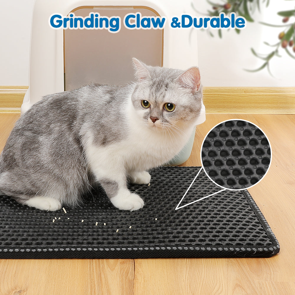 Cat Litter Trapping Mat, Effortless Cleaning