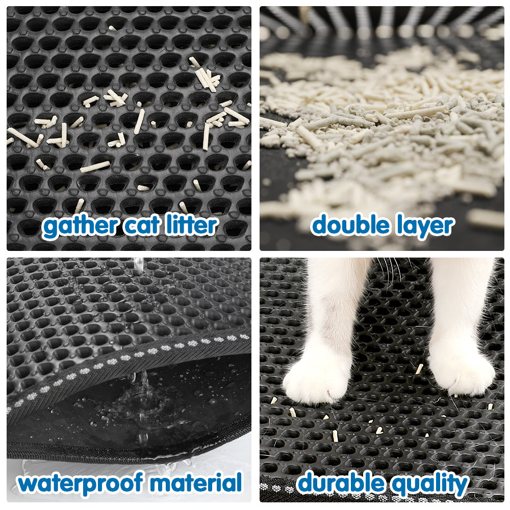 Cat Litter Trapping Mat, Effortless Cleaning