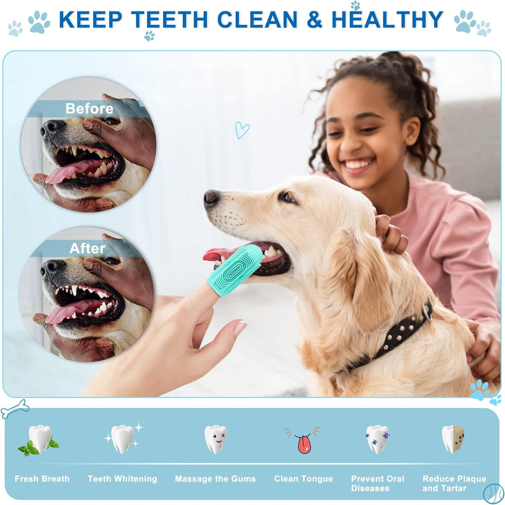 Pet Dental Hygiene Kit, Clean Teeth