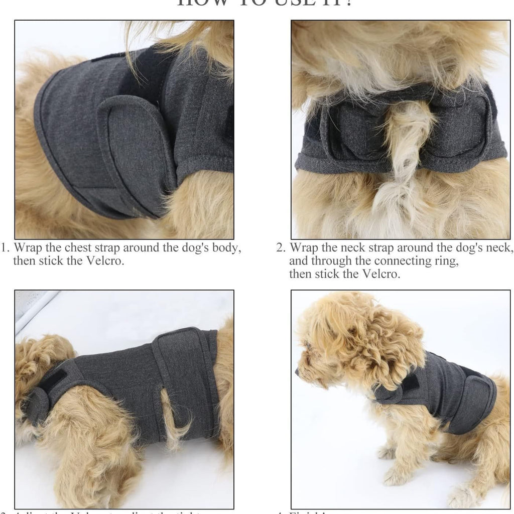 Chaleco Calmante para Perros – Ideal para Truenos y Ansiedad